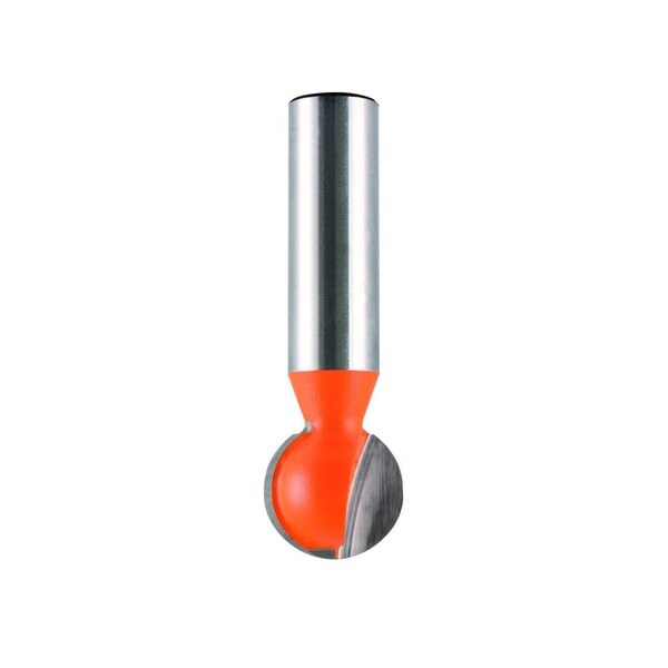 Ball End Bit, 3/8-Inch Radius, 1/2-Inch Shank